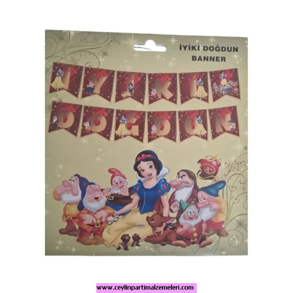 Pamuk Prenses Temalı Banner